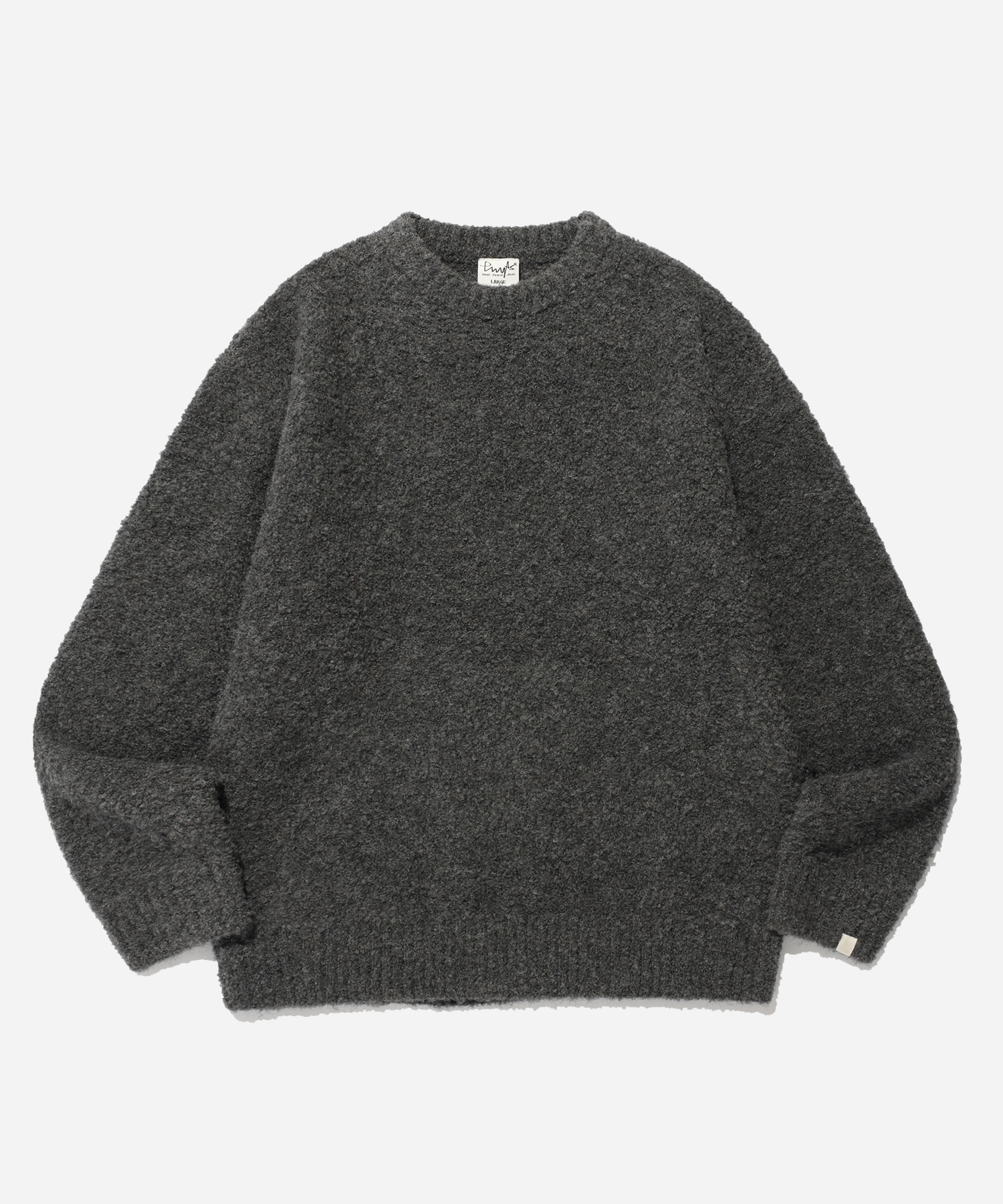 PHYPS® BOUCLE KNIT CHARCOAL