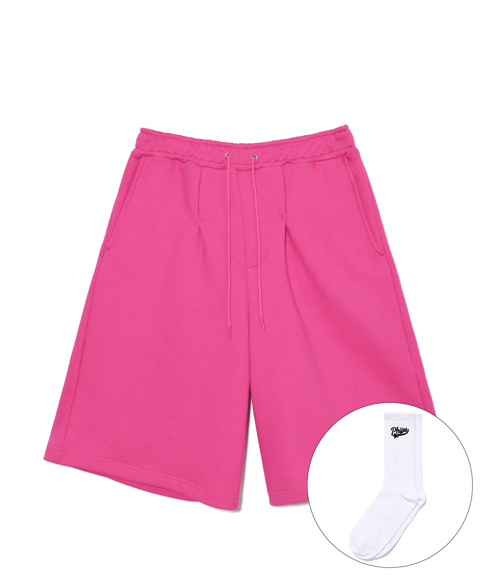 PHYPS® [PACKAGE] STAR TAIL BERMUDA FIT SHORT SET PINK