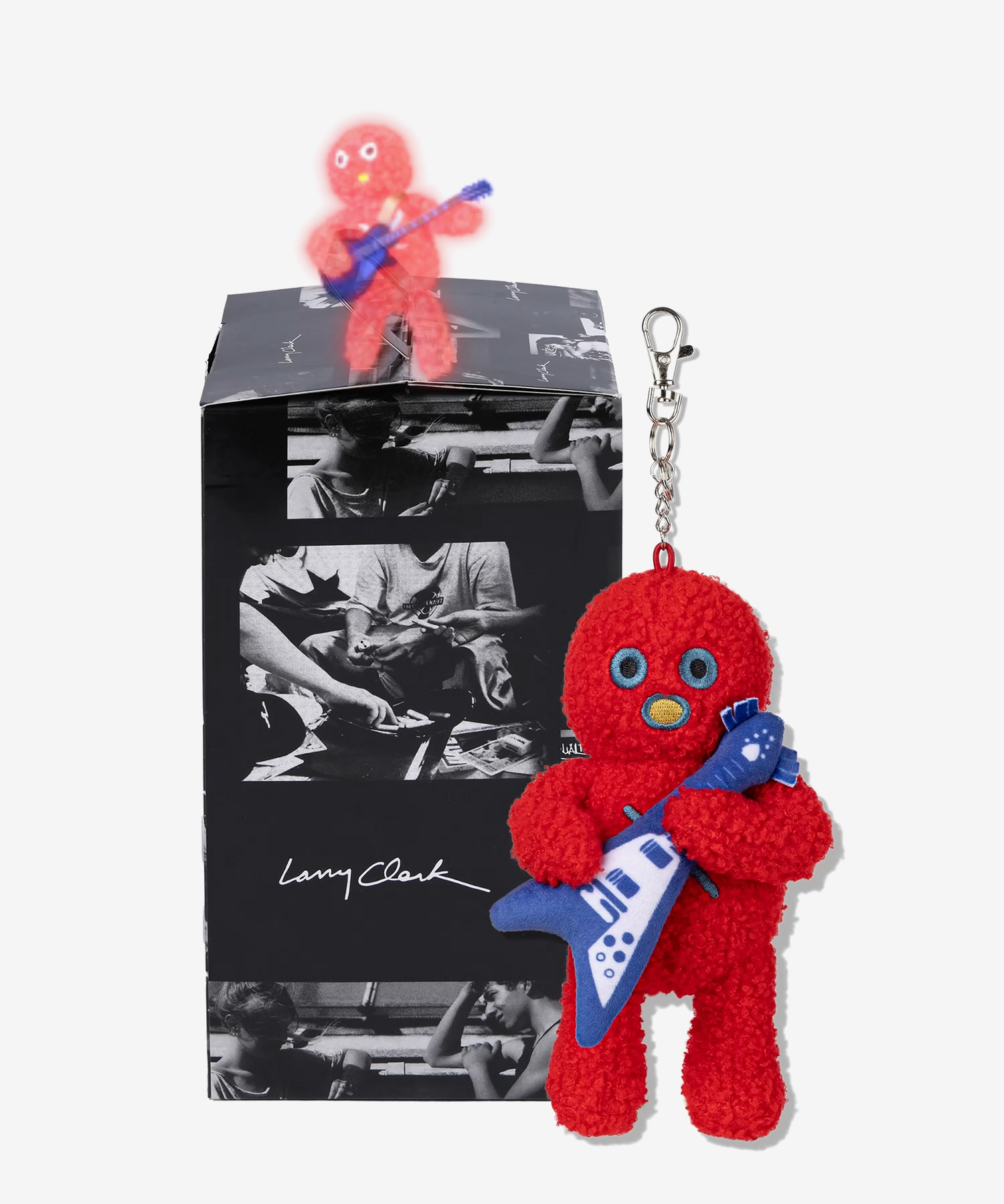GUITAR PLAY PUNK PICASSO KEY RING RED
