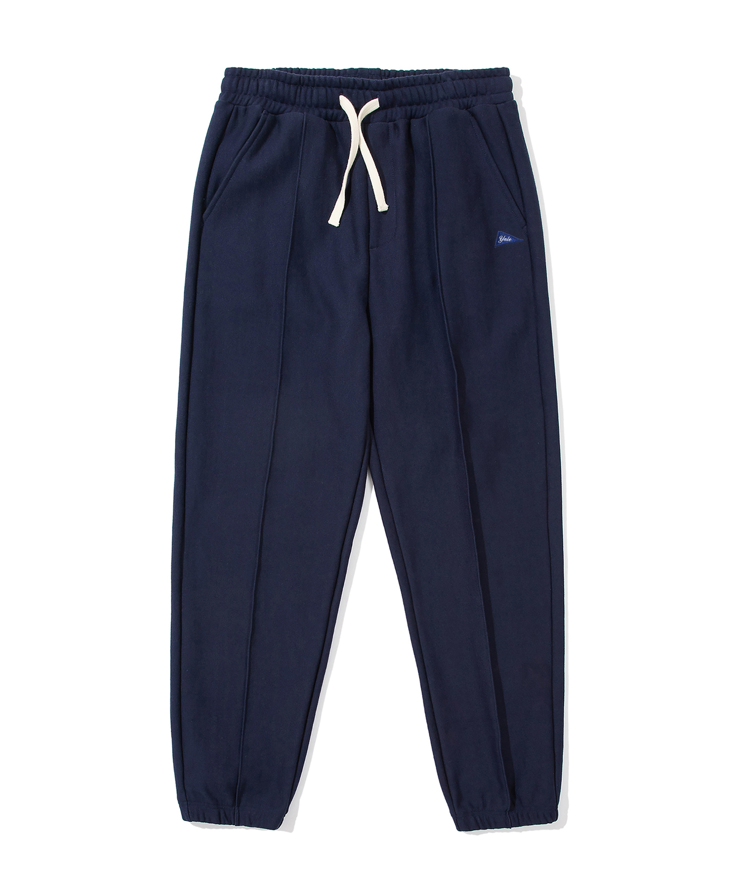 REVERSE WEAVE PIPING PANTS NAVY