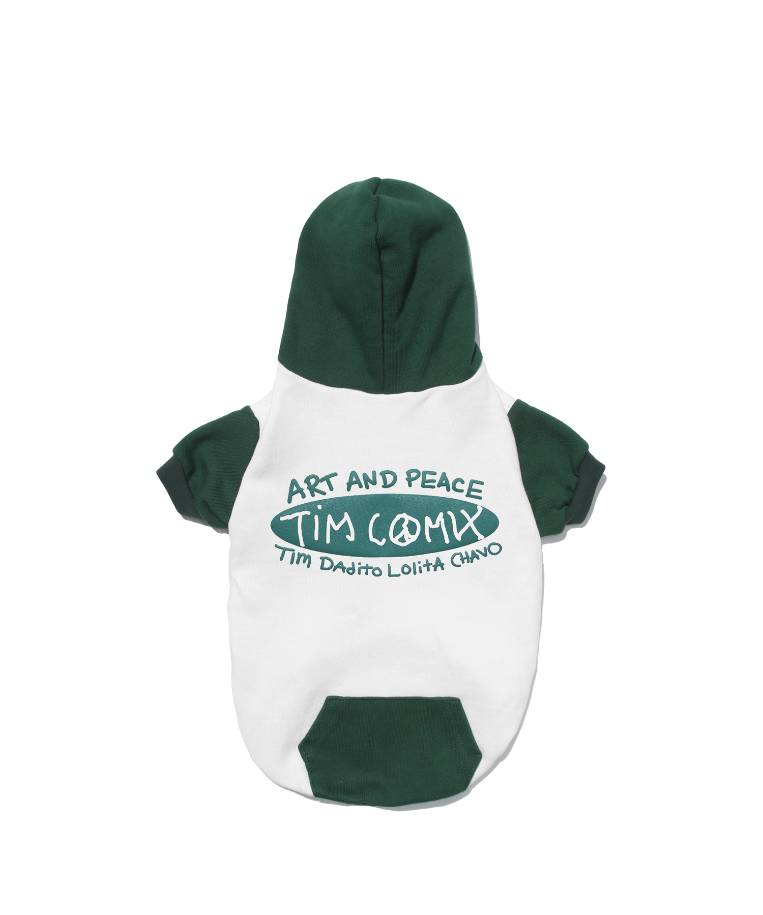 FRIENDS COSMOS DOGGY HOODIE GREEN