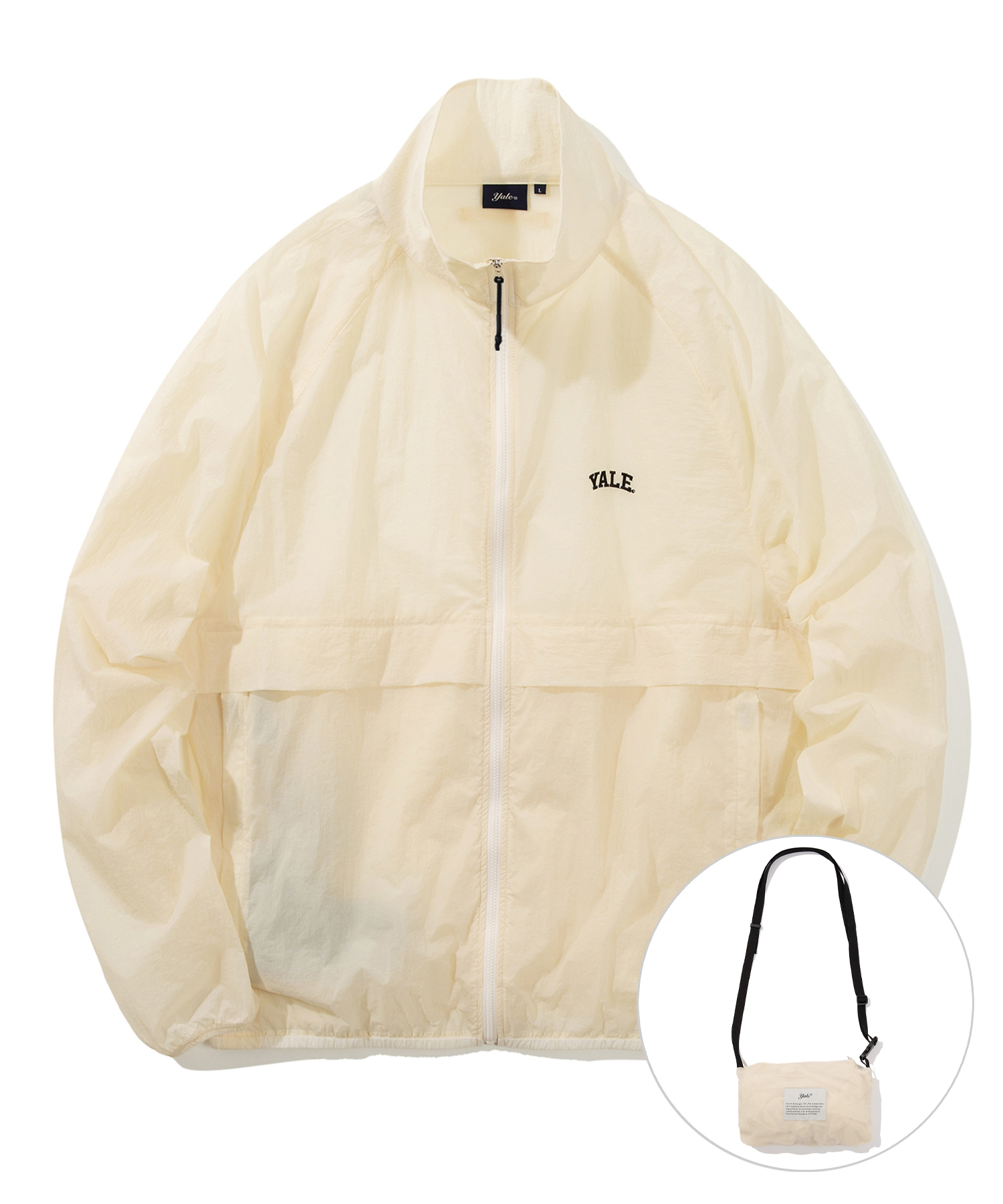 [ONEMILE WEAR] LIGHT WEIGHT PACKABLE TRACK BLOUSON  IVORY