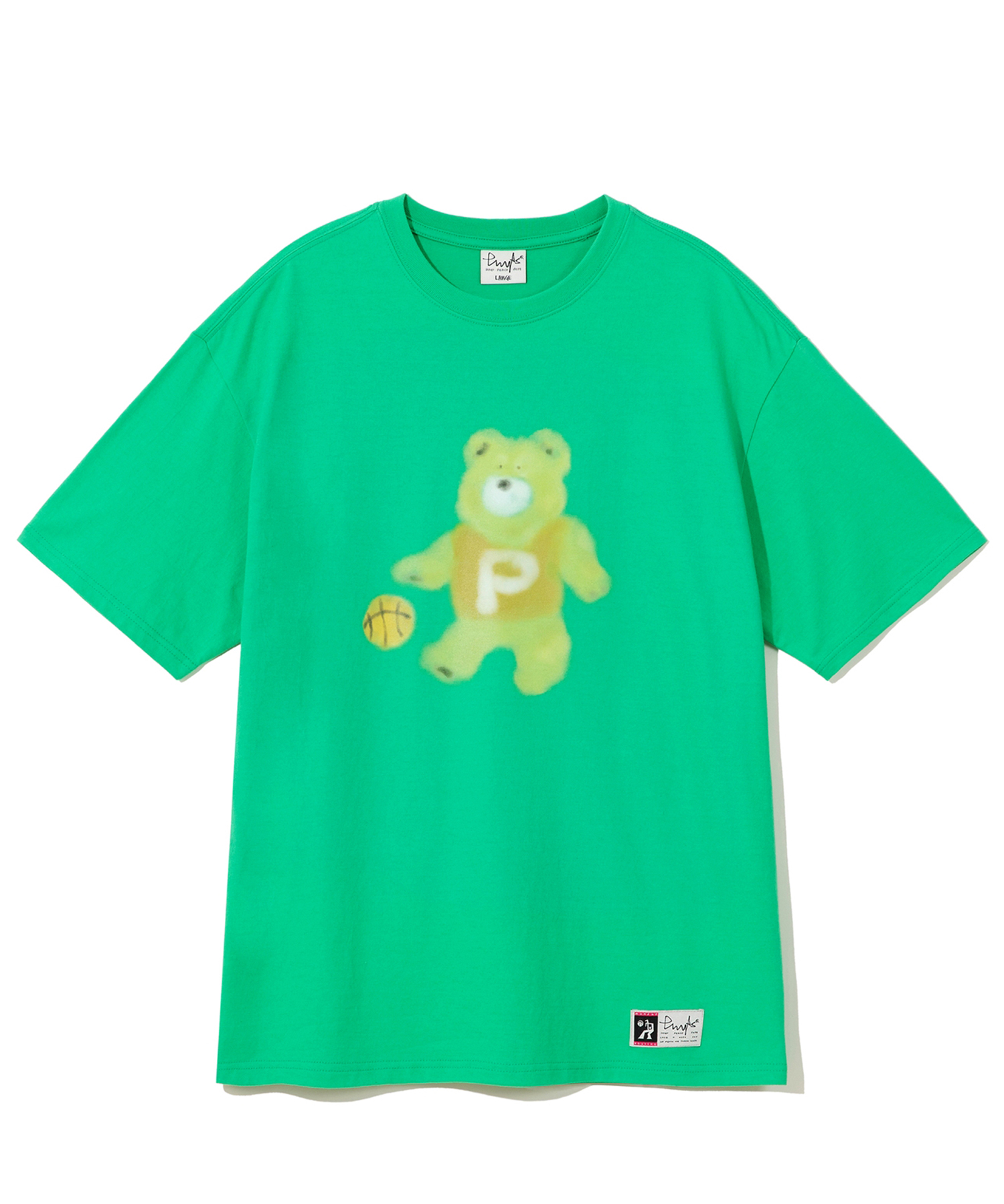 WATER COLOR BEAR SS GREEN
