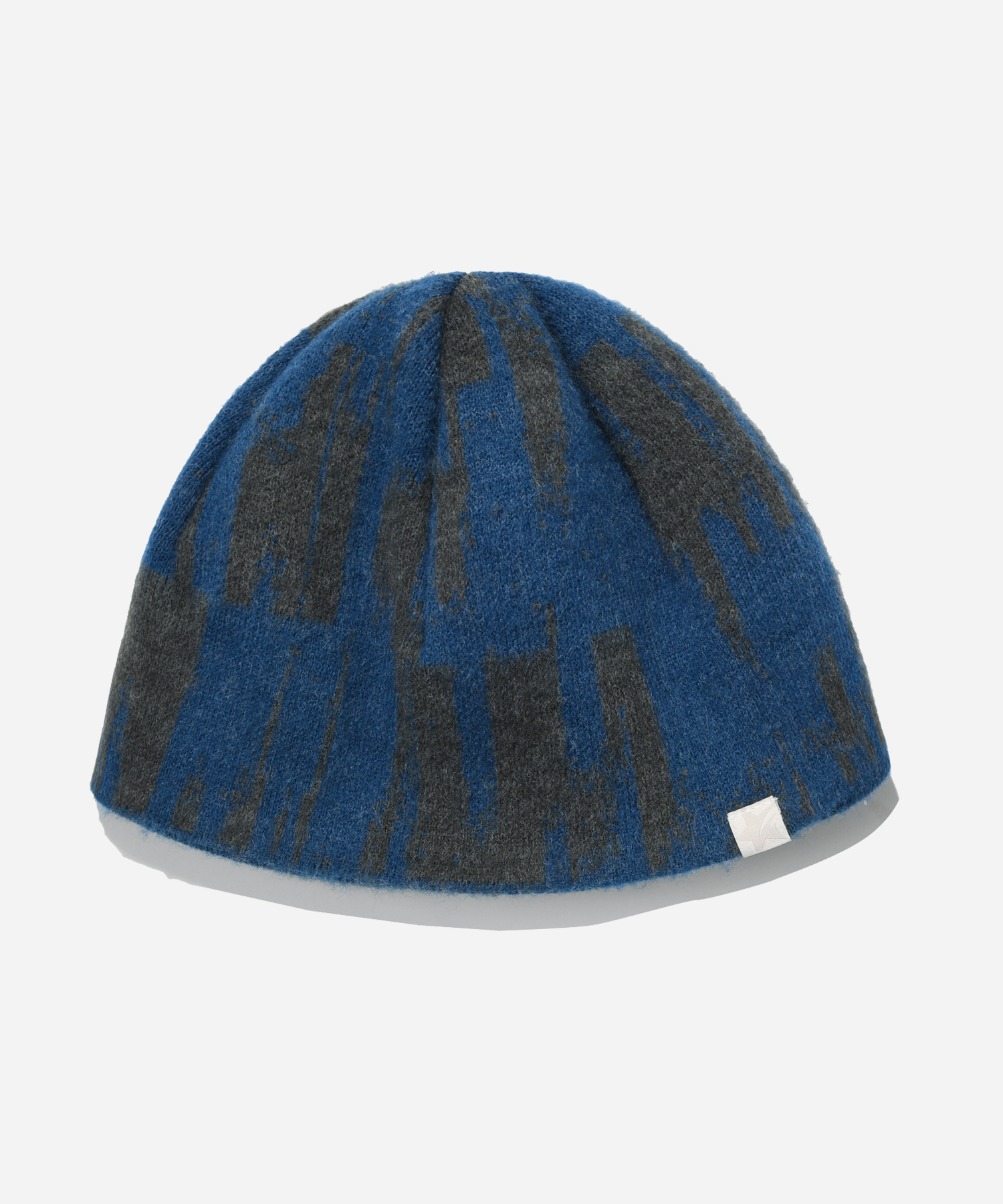 BRUSHED MOHAIR BEANIE BLUE