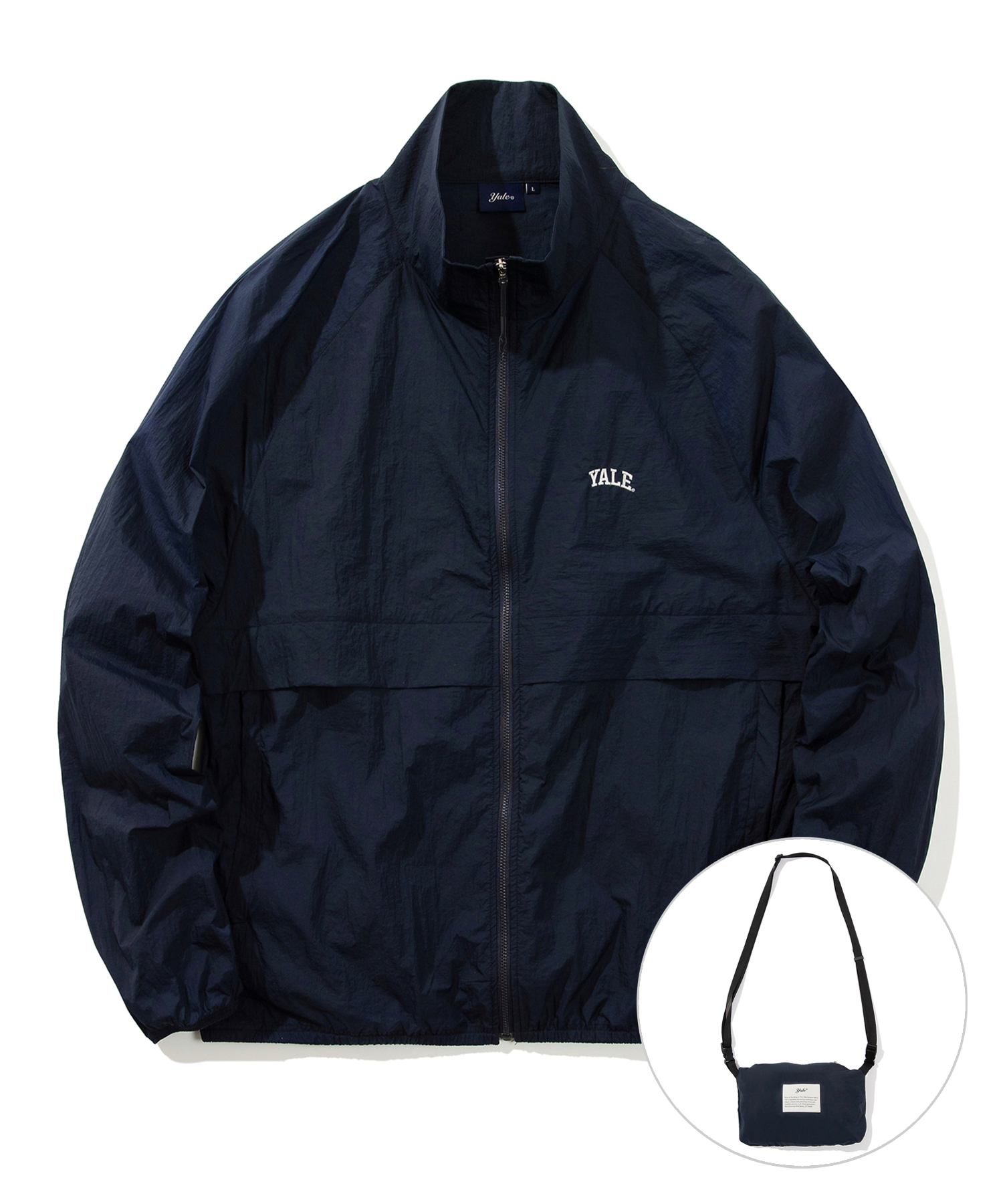 [ONEMILE WEAR] LIGHT WEIGHT PACKABLE TRACK BLOUSON  NAVY