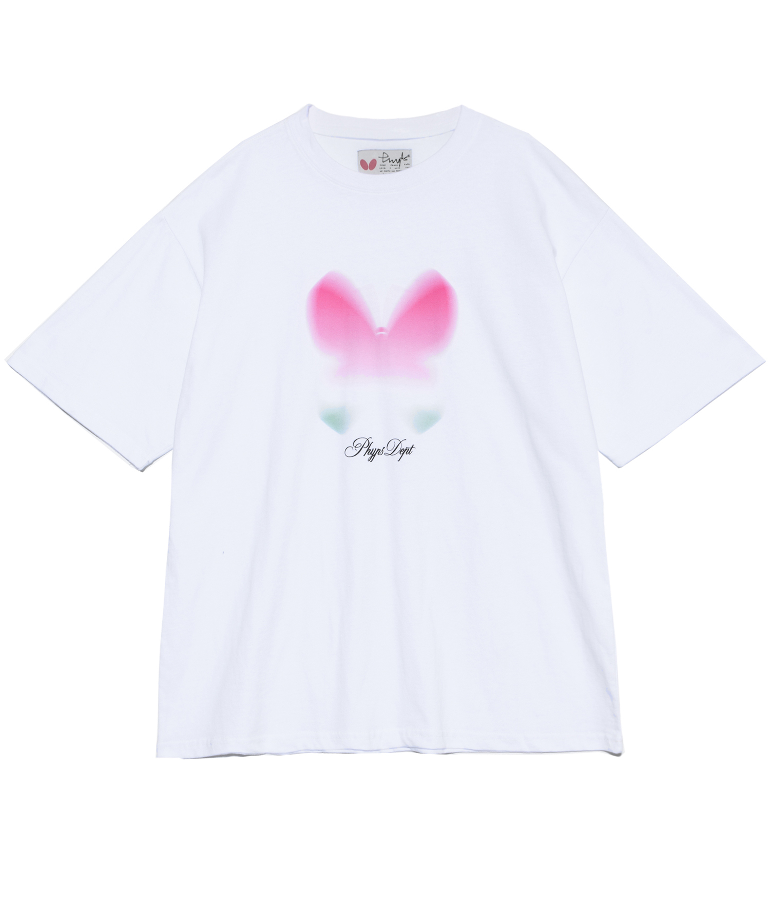 [PHYPS® x BUTTERFLY] FLY LOGO SS WHITE