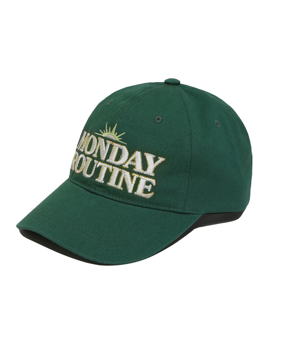MONDAY ROUTINE COLOR STITCH CAP GREEN