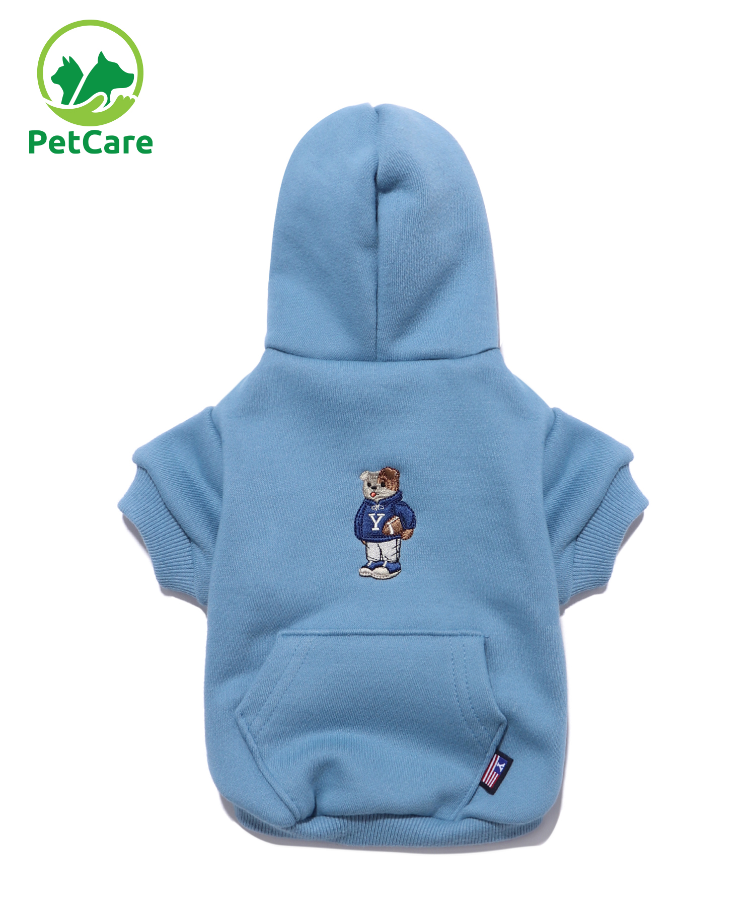 EMBROIDERY UNIVERSITY DAN DOGGY HOODIE BABY BLUE
