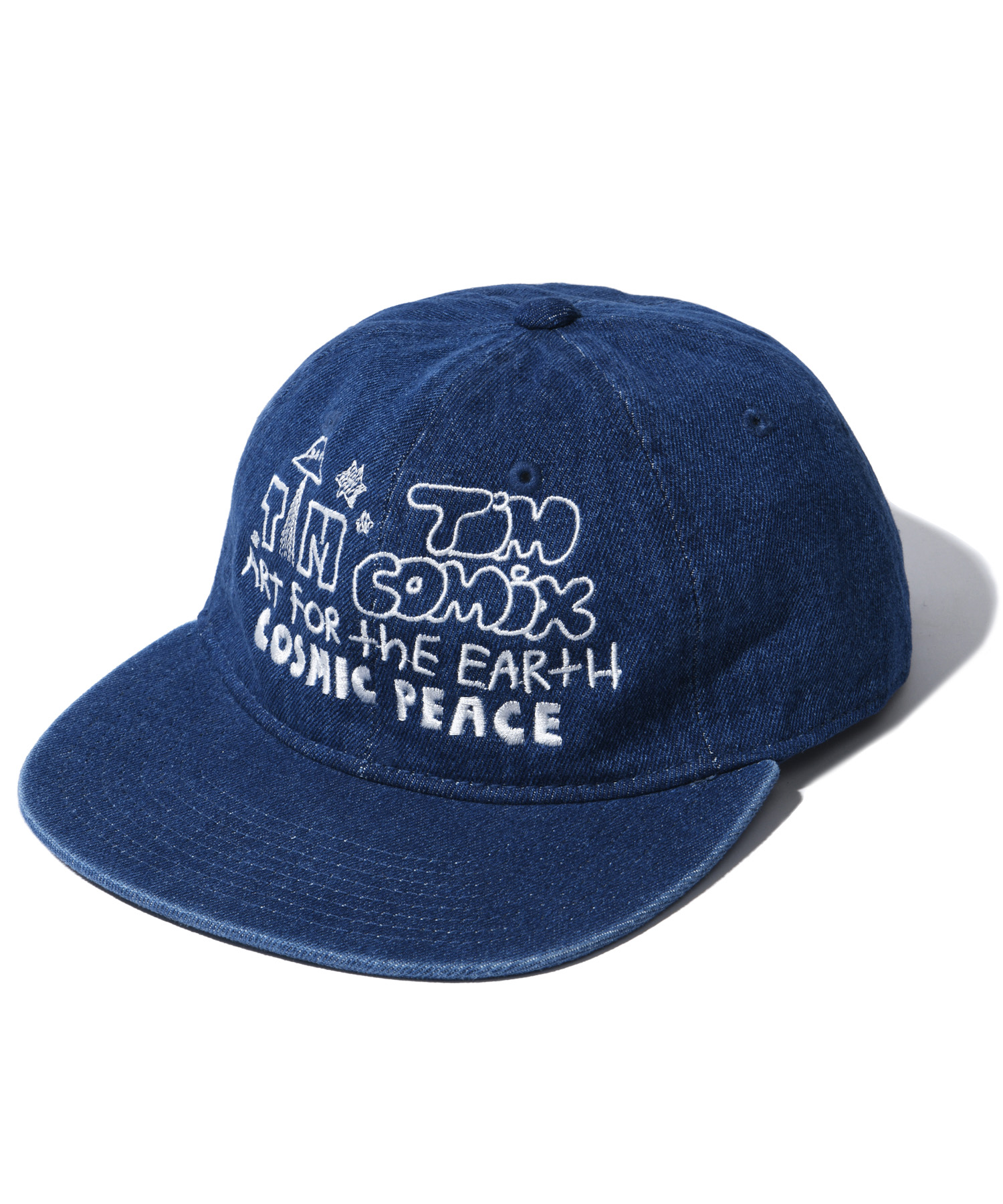 COSMIC PEACE BALL CAP INDIGO