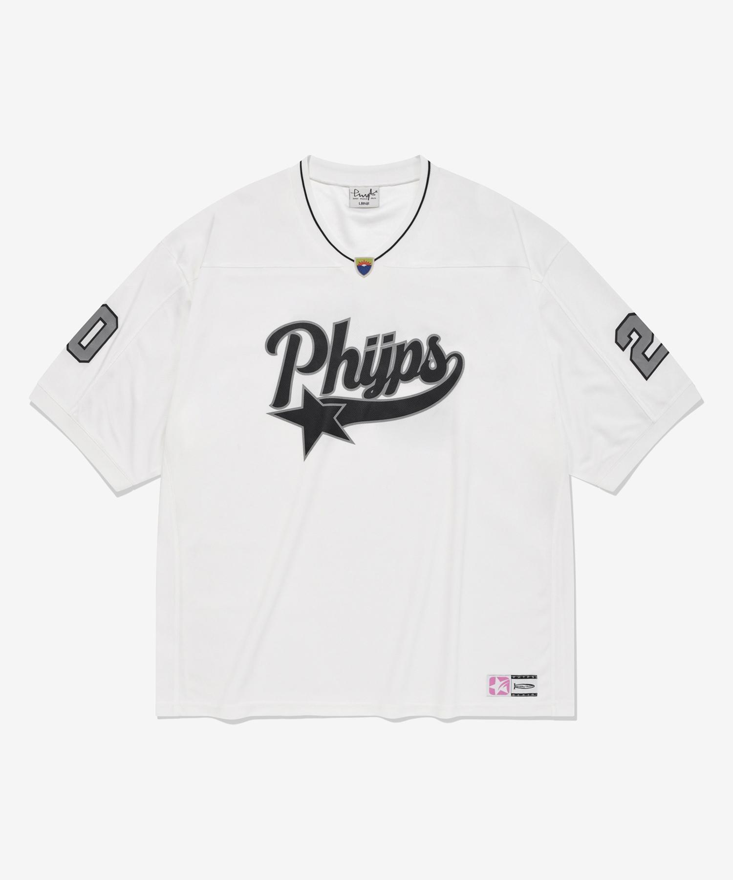 ★ Phyps Department★ Startail Mesh Jersey Short Sleeve T-S Startail mesh jersey short-sleeved T-shirt_White - PHYPS HOME