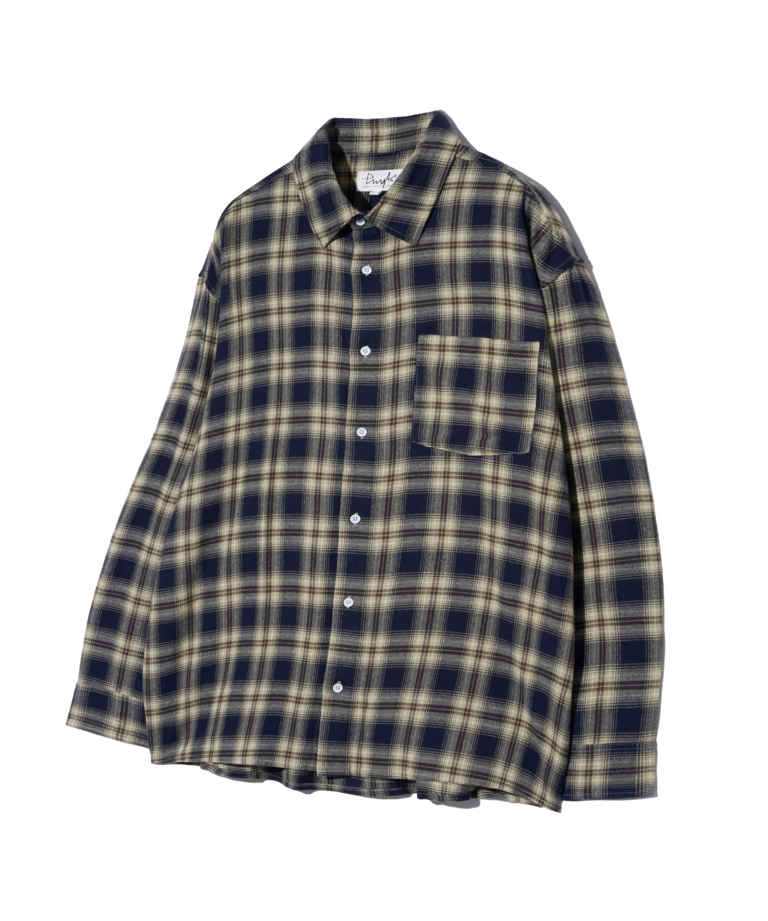 ★ Phyps Department★ Flannel District Tartan Check Shirt P Neighborhood Tartan Check Shirt in Dark Gray | SVD USA