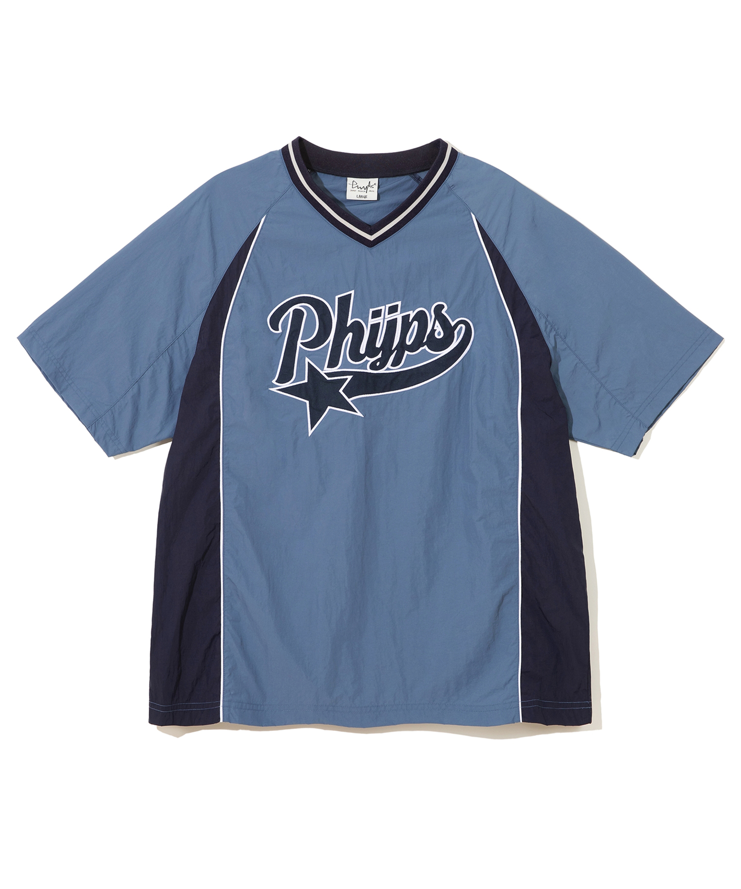 ★ Phyps Department★ Startail Sports Short Sleeve T-Shirt Star Tail Sports Short-Sleeved Shirt_Black - PHYPS HOME
