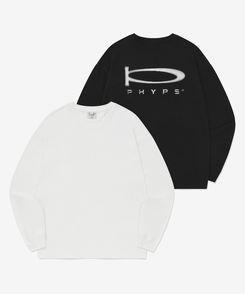 ★ Phyps Department★ Tail logo long sleeve off white PD02L PHYPS - Long sleeve t-shirt - PHYPS HOME