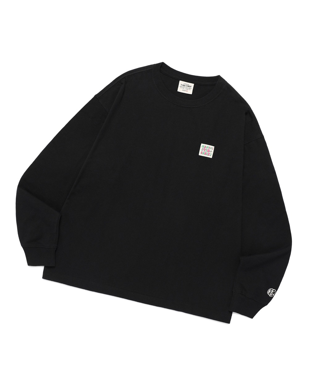 ★ Phyps Department★ Tail logo long sleeve off white PD02L ☆ Phyps Department☆ Tail logo long sleeve off white PD02L