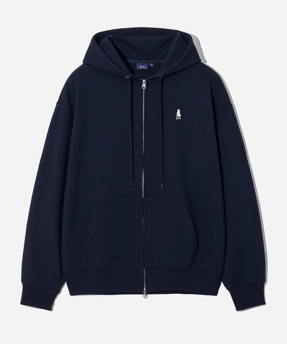 ★YALE ★ PIGMENT APPLIQUE HOOD ZIP-UP Yale - hood zip up - PHYPS HOME
