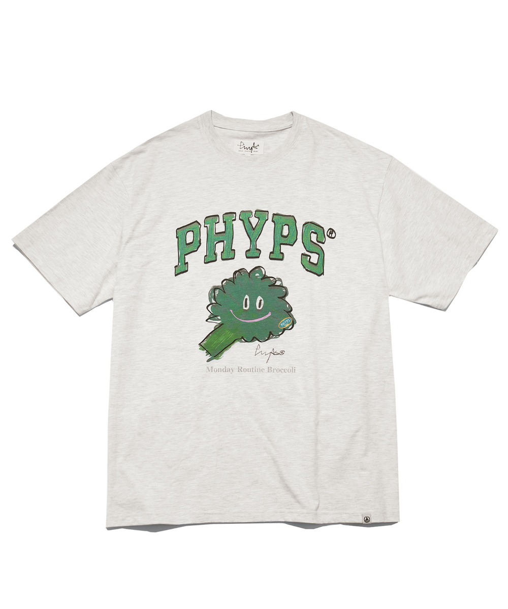 PHYPS ♥ Broccoli Short Sleeve T-Shirt/追跡付 PHYPS ♥ Broccoli Short Sleeve T-Shirt/追跡付 (Phyps