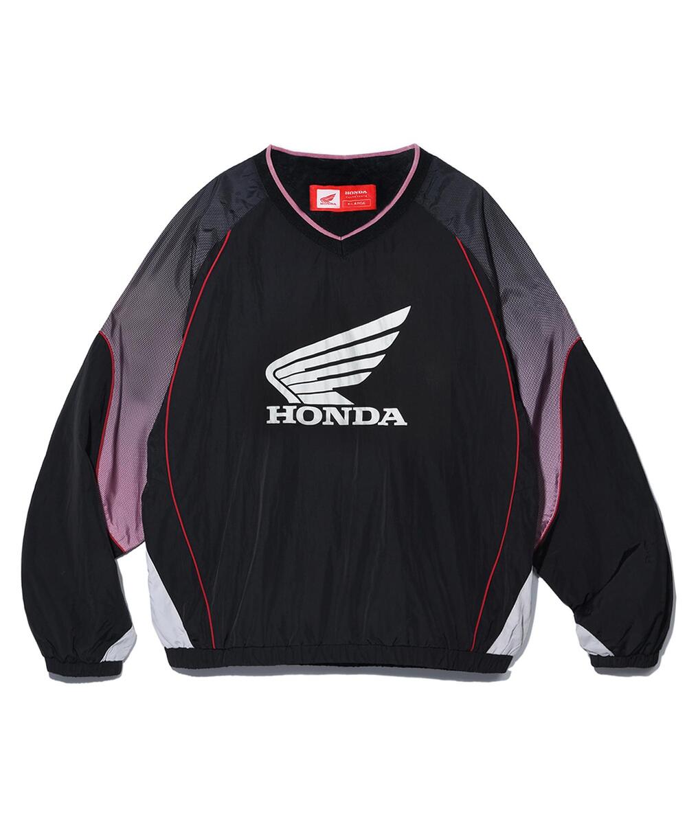 トップスその他 HONDA MOTORCYCLE Honda Speed Track nylon Long sleeve Black H Honda Motorcycle - Long sleeve t-shirt - PHYPS HOME