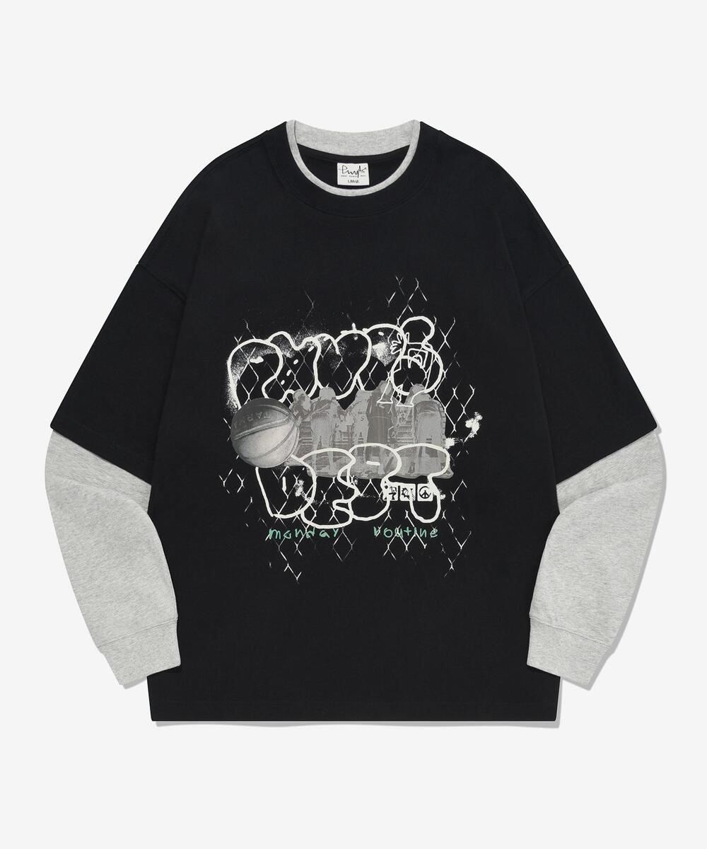 ★ Phyps Department★ Tail logo long sleeve off white PD02L PHYPS DEPT - Long sleeve t-shirt - PHYPS HOME