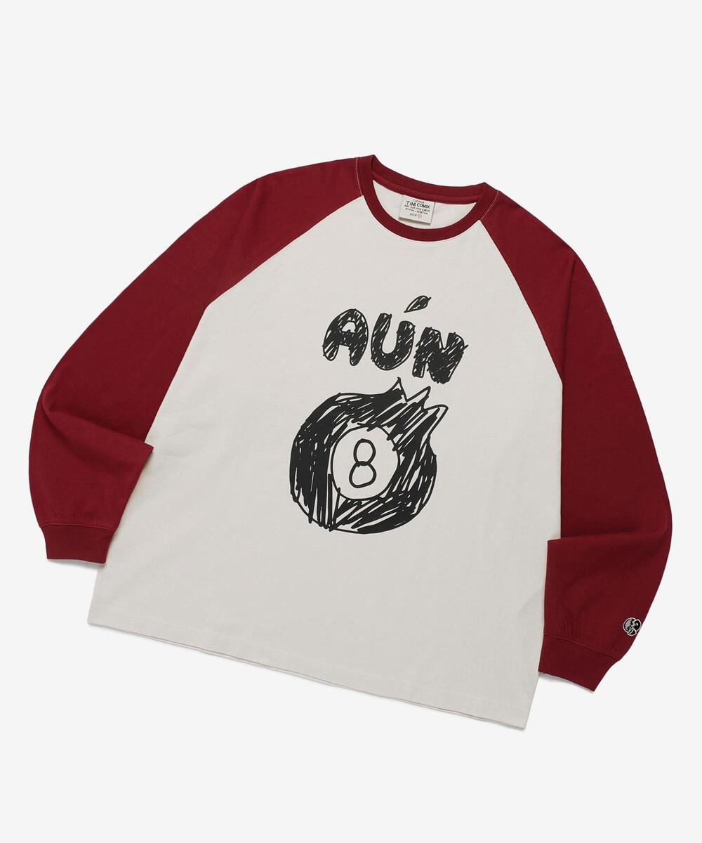★TIMCOMIX★ Mundo Tsabo Raglan Long Sleeve White Tim Comix - Long sleeve t-shirt - PHYPS HOME
