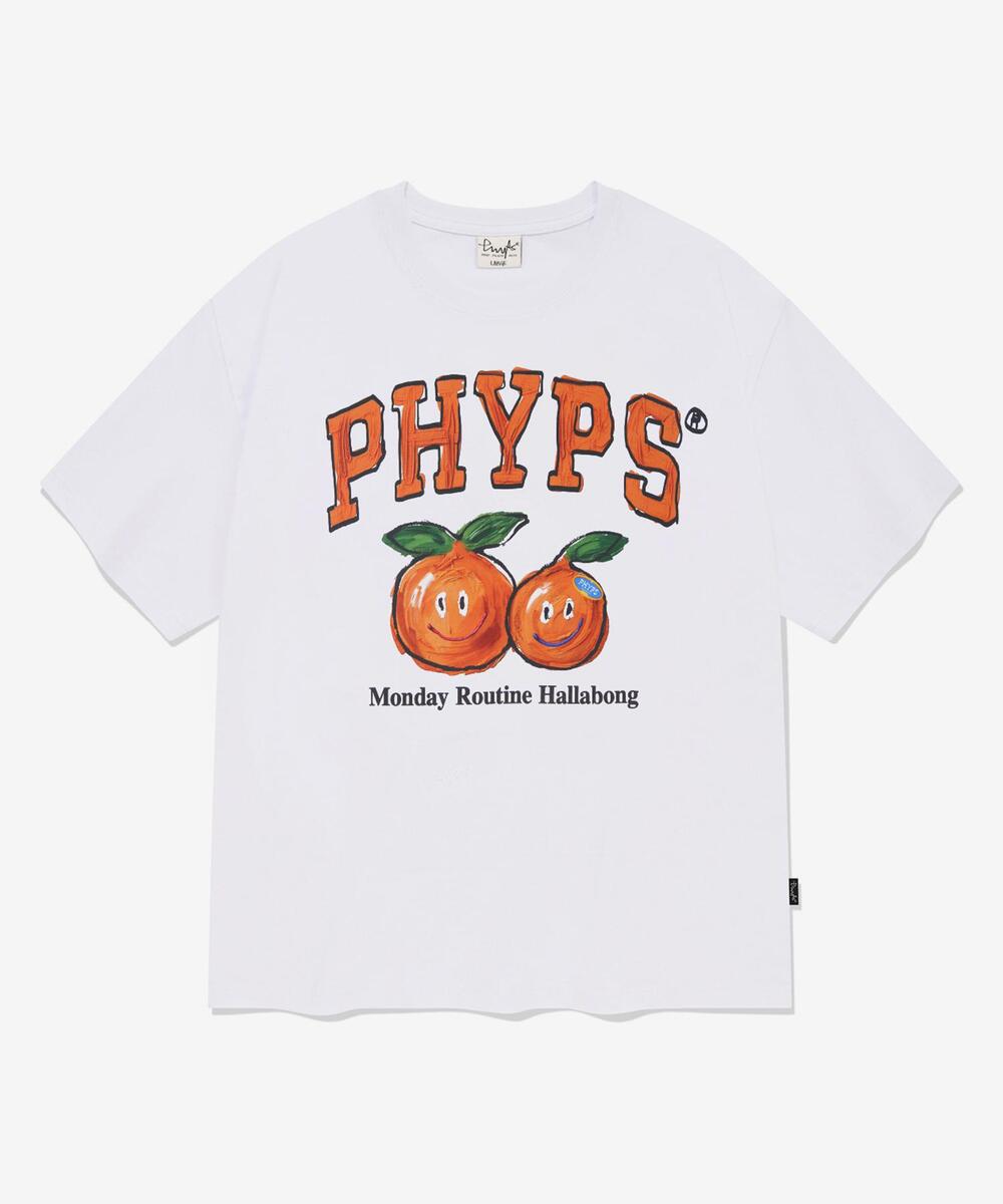 PHYPS ♥ Strawberry Routine Short Sleeve T-Shirt MUSINSA | PHYPS Strawberry Routine Short Sleeve T-Shirt_Blue