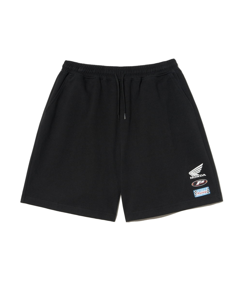 【韓国Honda Motorcycle】Honda Logo Artwork Sweat Shorts Honda Motorcycle - Short pants - PHYPS HOME