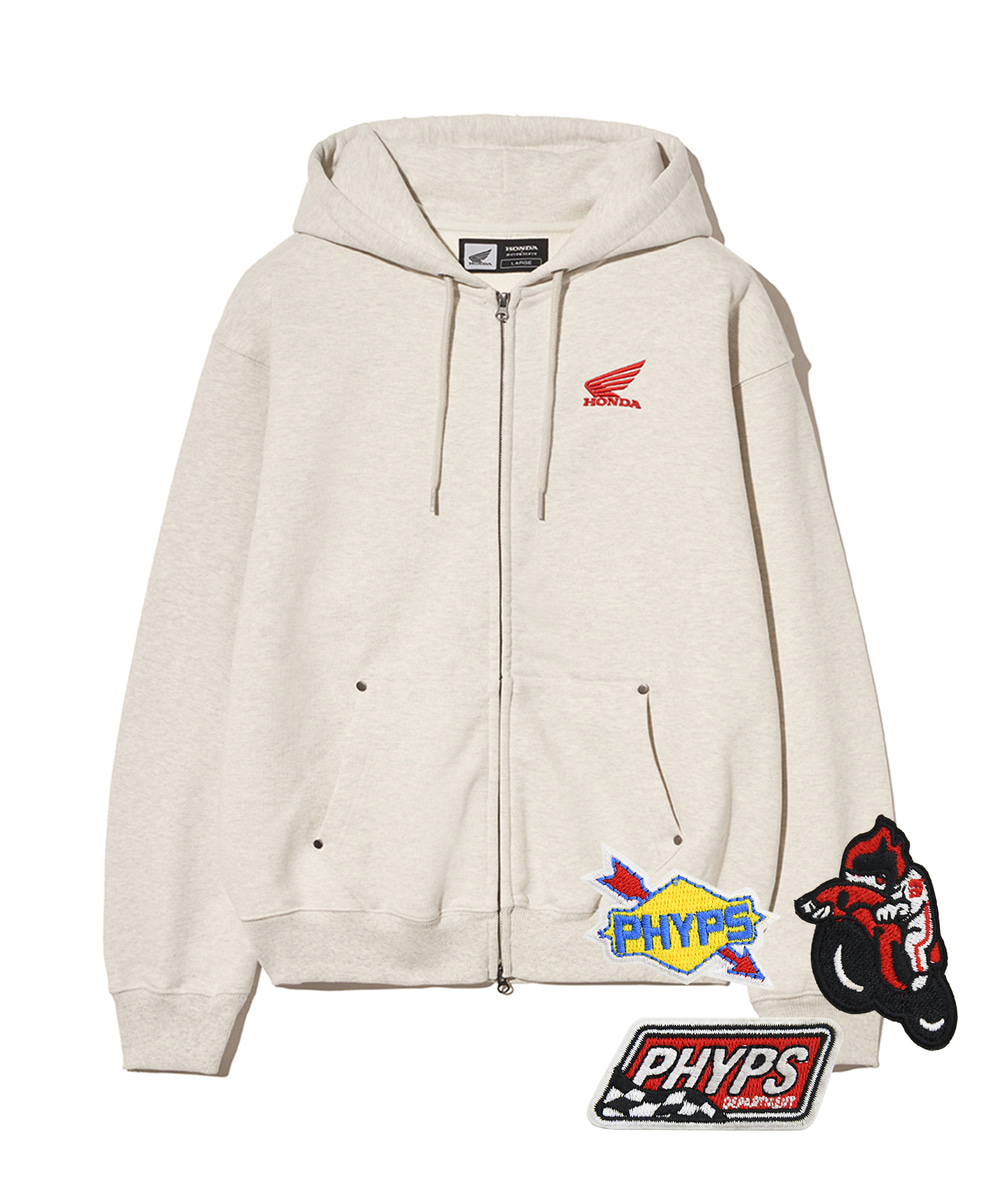 パーカー・フーディ HONDA MOTORCYCLE KOREA Silky Boa Wing logo Hoodie ZipupNavy 51IvfFSZpOL._AC_SY350_QL65_.jpg