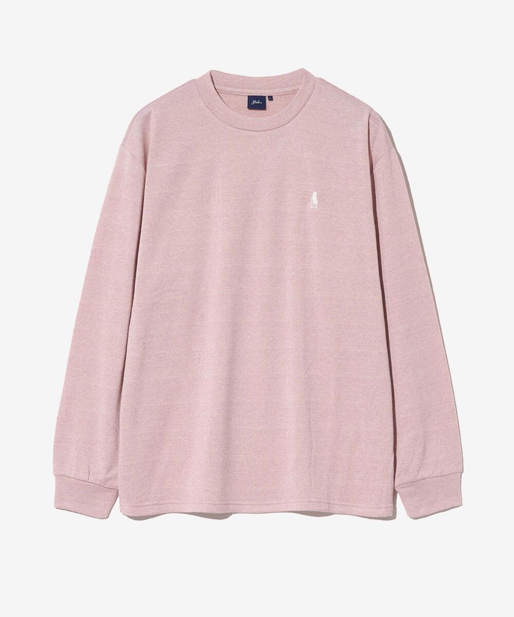 【IONSEOUL】Riches Font Long Sleeve 4JH462 IONSEOUL Flower Big Logo Long-sleeve T-shirt (Forest Khaki