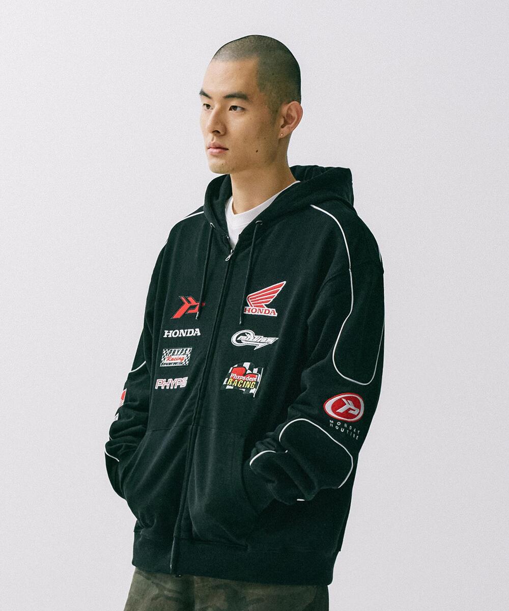 パーカー・フーディ HONDA MOTORCYCLE KOREA Honda Bear Hoodie Zipup Dark Pink MUSINSA | Honda Motorcycle Honda Bear Hoodie Zip-up Gray