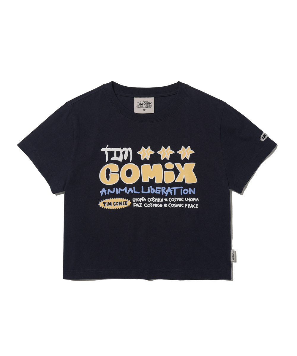 [TIMCOMIX] EGG TEAM CROP SHORT SLEEVE★Tシャツ MUSINSA | TIMCOMIX Egg Team Crop Short Sleeve_Light Blue