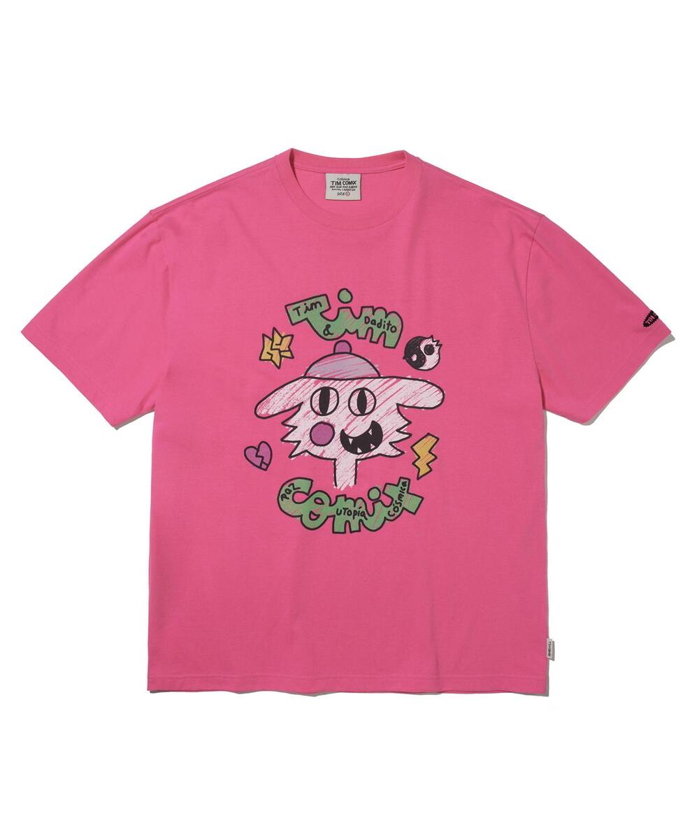 [TIMCOMIX] EGG TEAM CROP SHORT SLEEVE★Tシャツ MUSINSA | TIMCOMIX Egg Team Crop Short Sleeve_Red