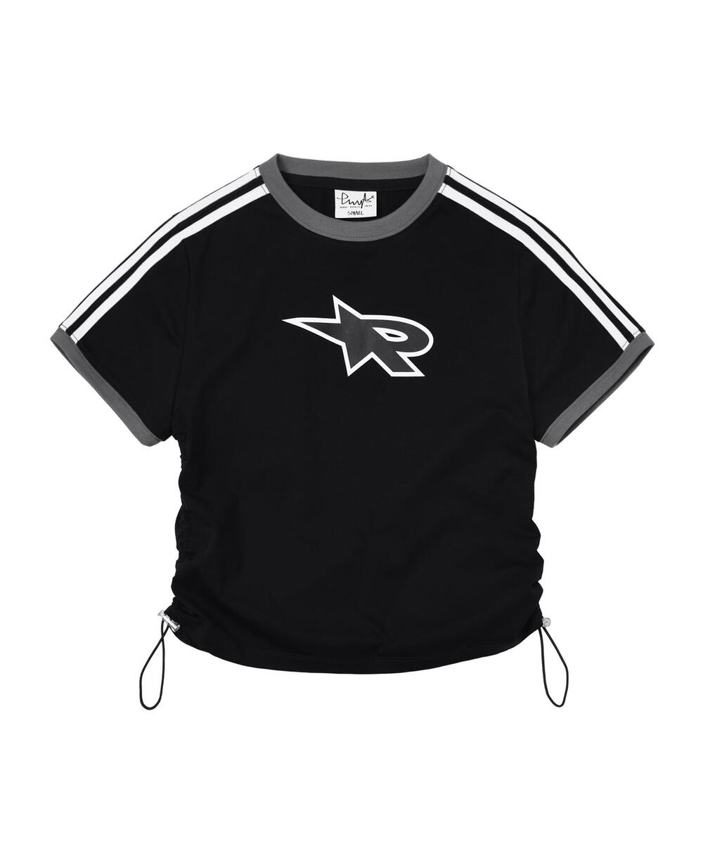 ★ Phyps Department★ Startail Sporty Short Sleeve T-shirt MUSINSA | PHYPS Startail Sports Short Sleeve T-shirt_Black