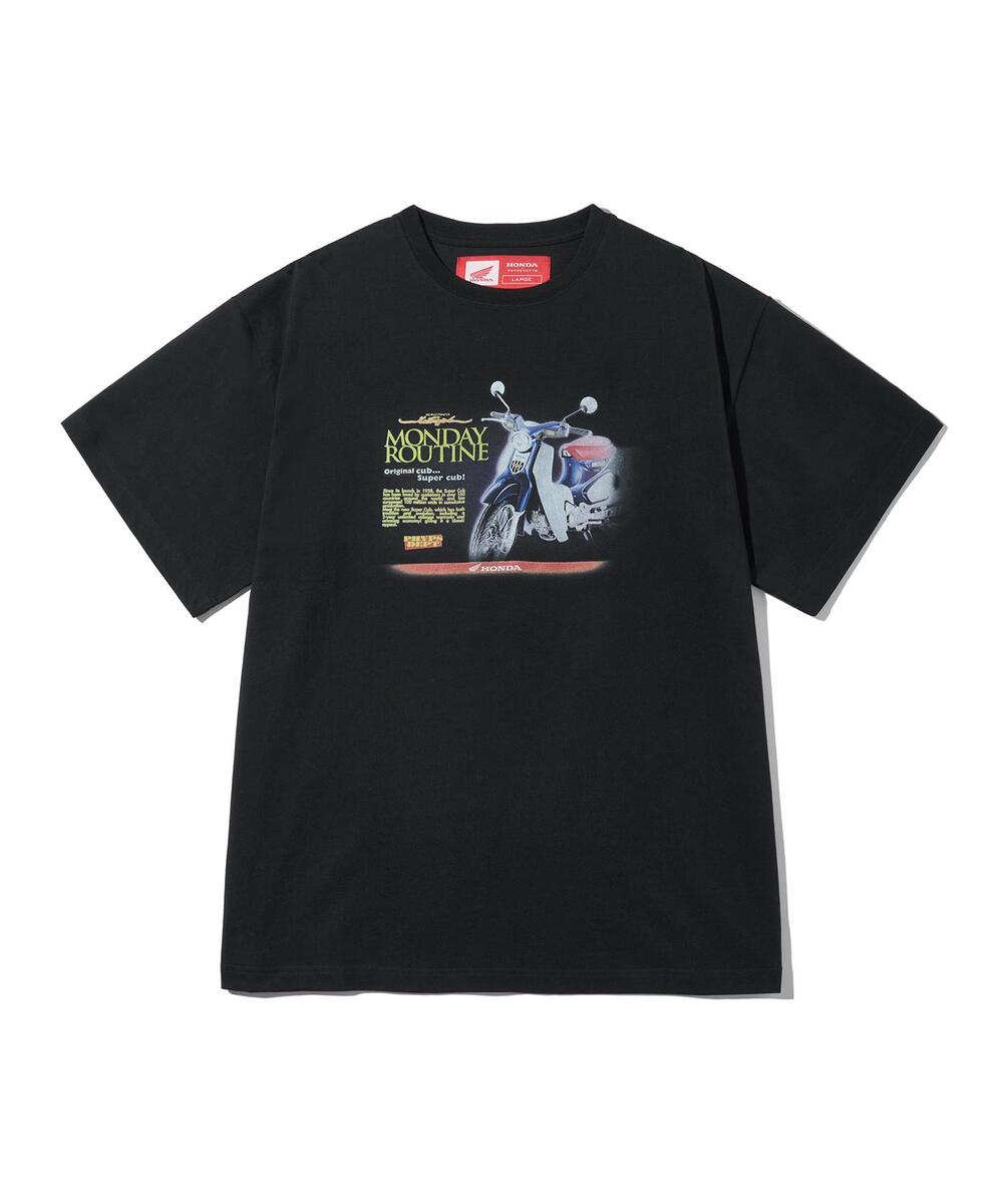 Tシャツ・カットソー HONDA MOTORCYCLE CRF 300L Modeling Short Sleeve White Honda CRF 300L t-shirt with logo and all-over printed