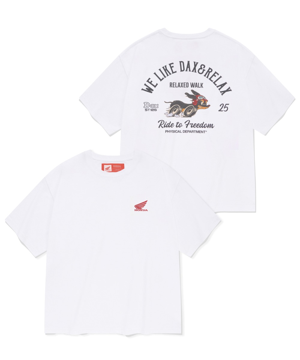 Tシャツ・カットソー HONDA MOTORCYCLE Archive line Wing Logo Short SleeveWhite Honda Motorcycle - Short sleeve t-shirt - PHYPS HOME