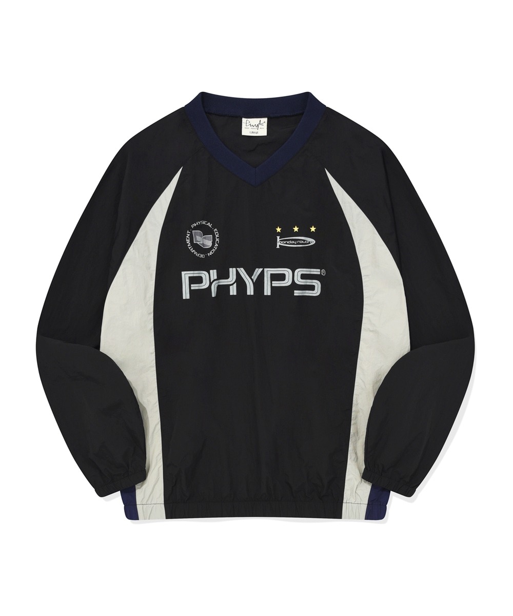 ★Phyps Department★ Tail logo long sleeve dark navy PEW1LS3 PHYPS) TAIL LOGO 2 LAYERS LS