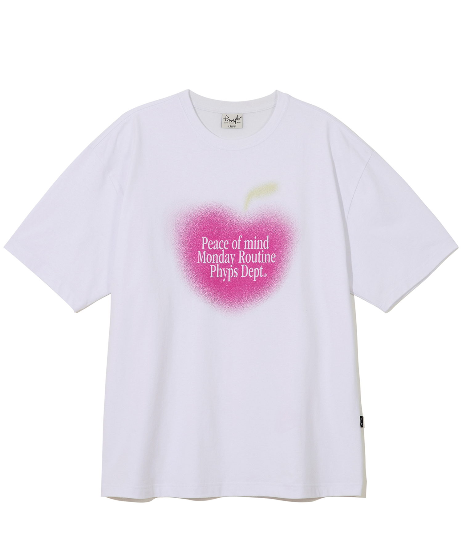 PHYPS ♥ Strawberry Routine Short Sleeve T-Shirt MUSINSA | PHYPS Strawberry Routine Short Sleeve T-Shirt_Blue