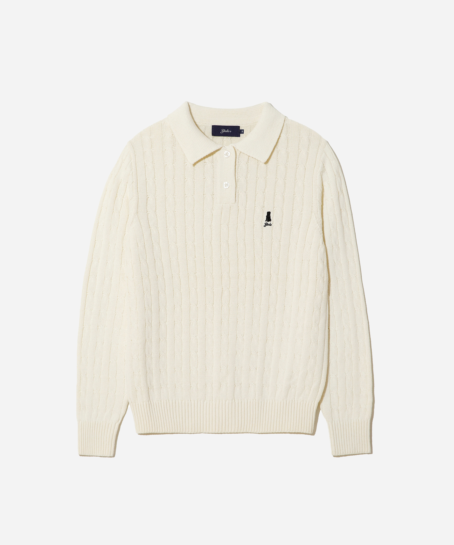 ☆YALE☆ HERITAGE DAN CABLE SHORTSLEEVE ROUND KNIT NAVY YEM1 Yale - Knit / sweater - PHYPS HOME