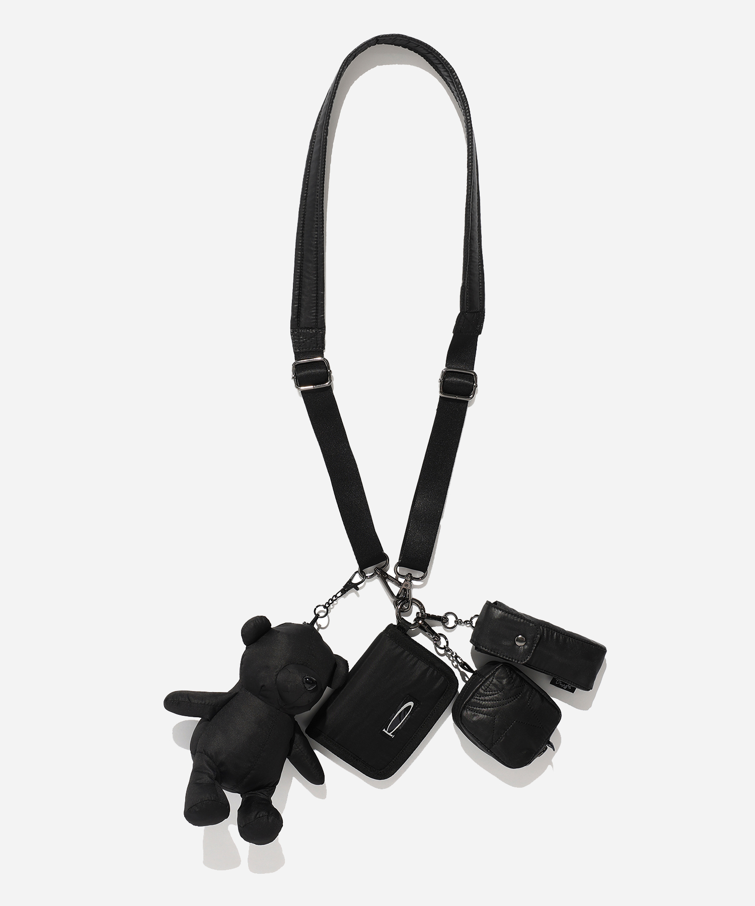 PHYPS★ベアキーリングモジュールCORSS BAG_ Black PHYPS☆ベアキーリングモジュールCORSS BAG_ Black (Phyps