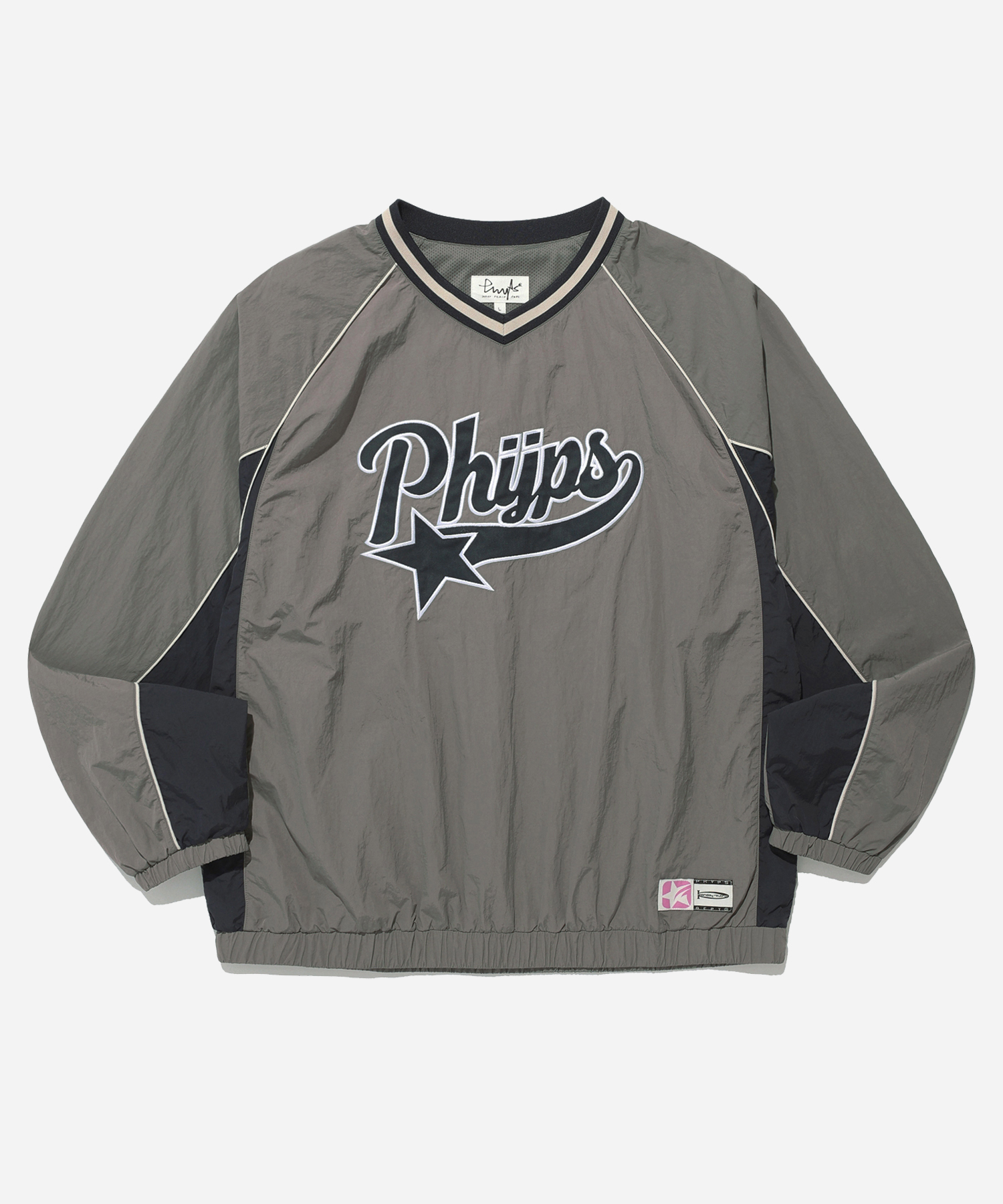 ★ Phyps Department★ Tail logo long sleeve off white PD02L ☆ Phyps Department☆ Tail logo long sleeve off white PD02L