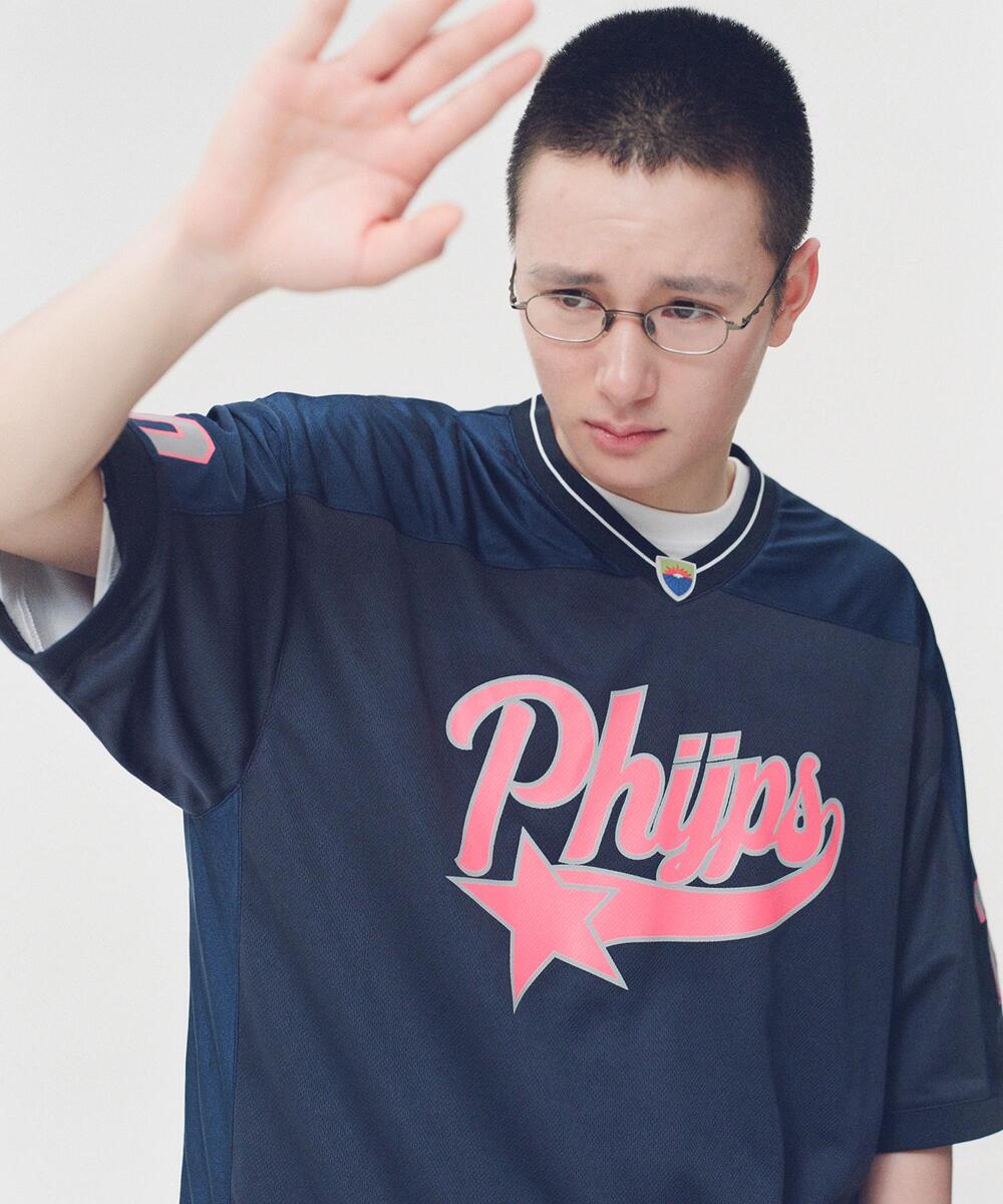 Startail mesh jersey short-sleeved T-shirt_White - PHYPS HOME