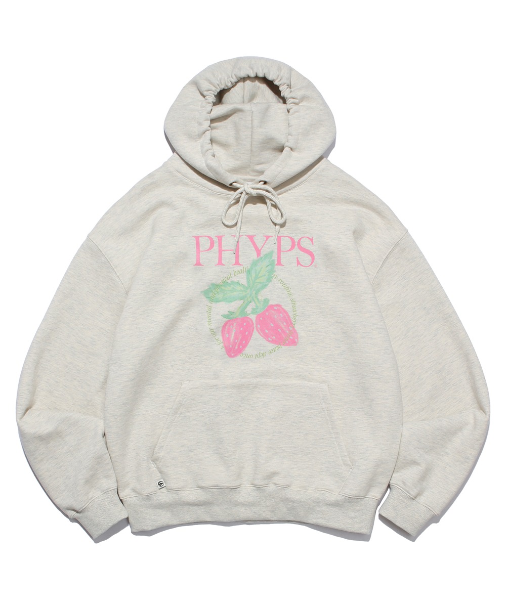 STRAWBERRY HOODIE PINK - PHYPS HOME