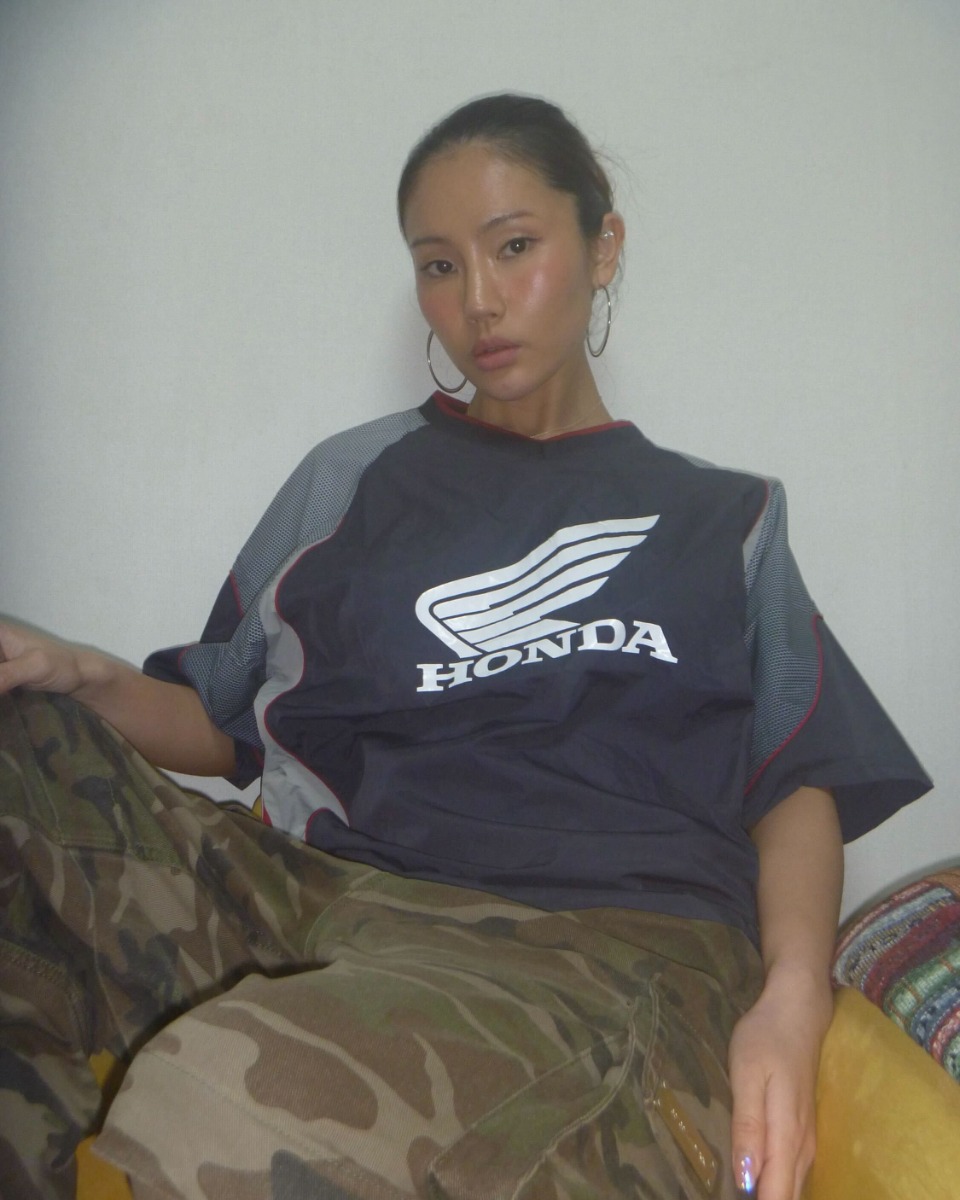 Speed Track nylon T-shirt Black - PHYPS HOME