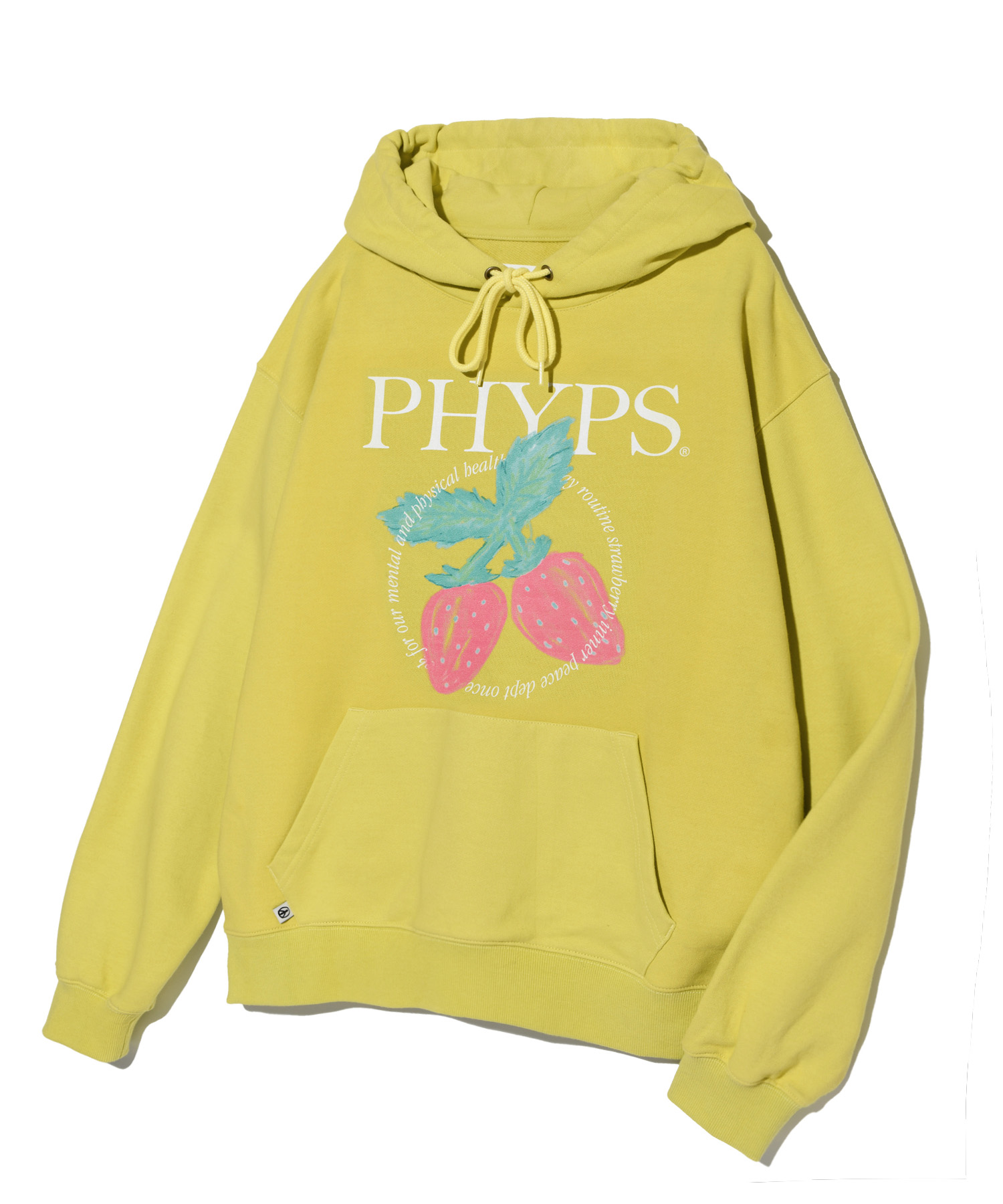 ◆Phyps Department◆ Strawberry Hood_Oatmeal STRAWBERRY HOODIE PINK - PHYPS HOME
