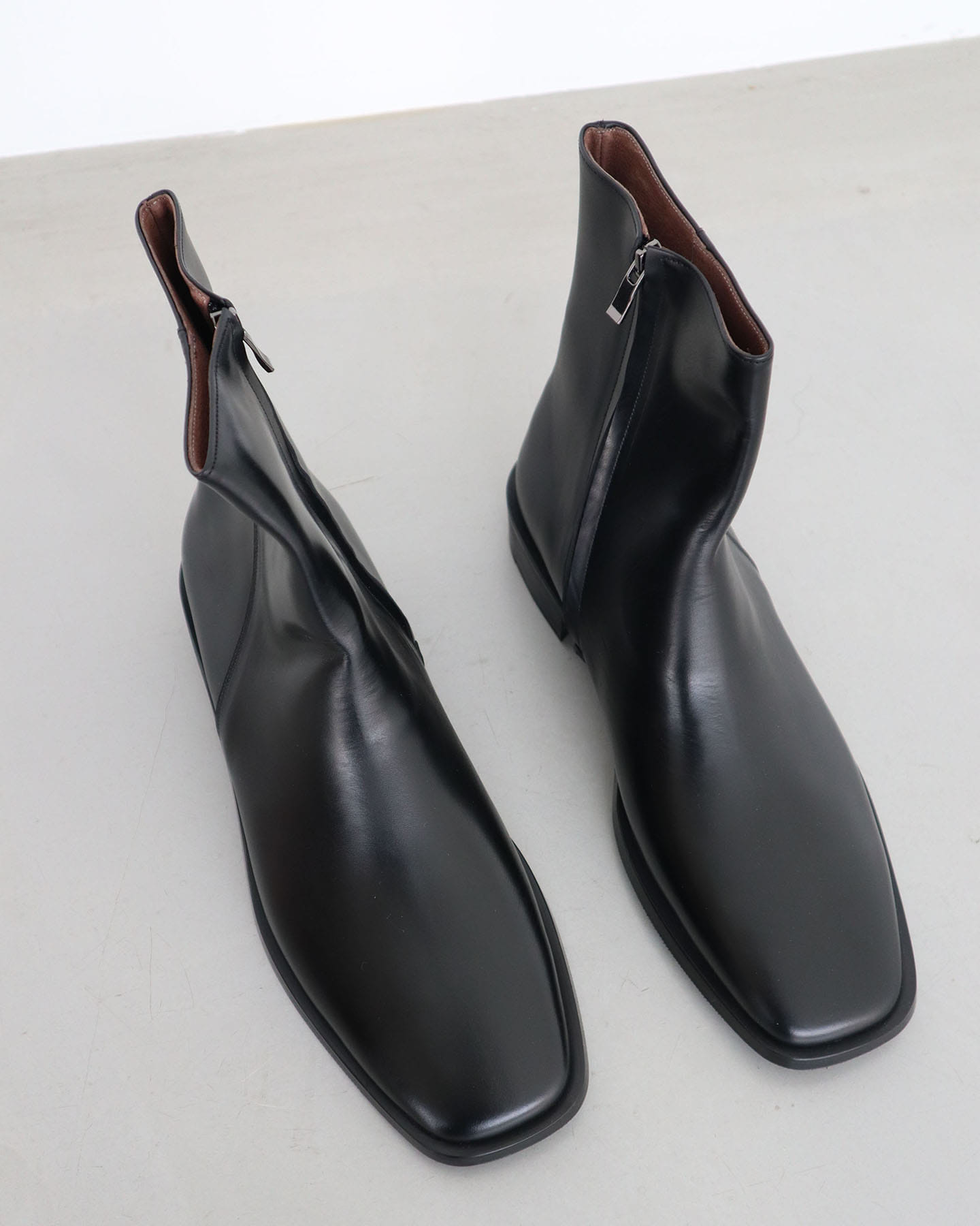 hedi zipper boots