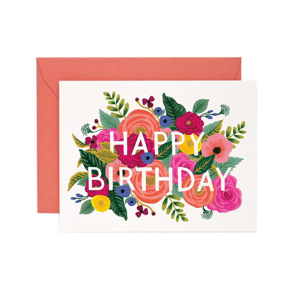 라이플페이퍼 Juliet Rose Birthday Card 생일 카드