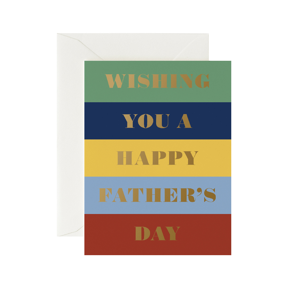 라이플페이퍼 Color Block Father&#039;s Day Card 어버이날 카드