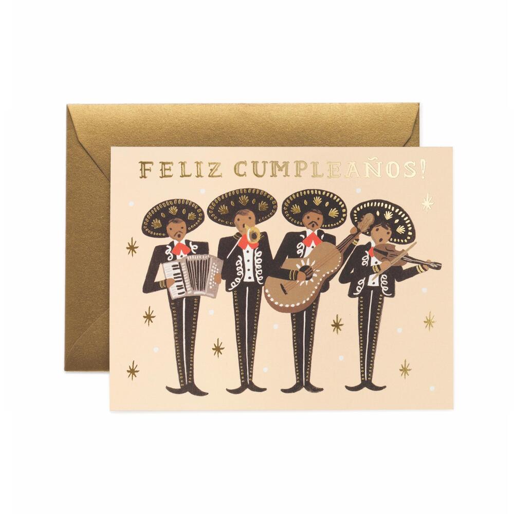 라이플페이퍼 Mariachi Birthday Card 생일 카드