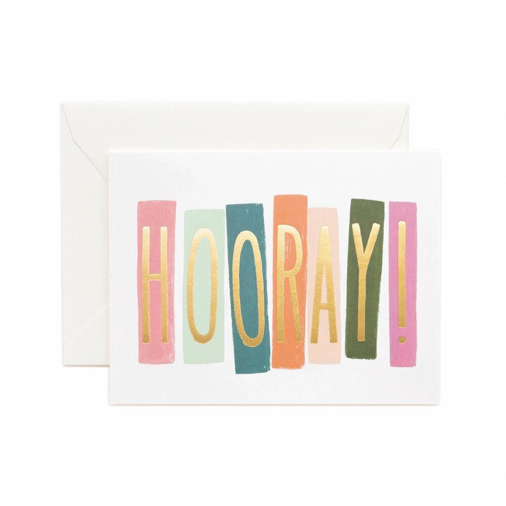 라이플페이퍼 Hooray! Card 응원 카드