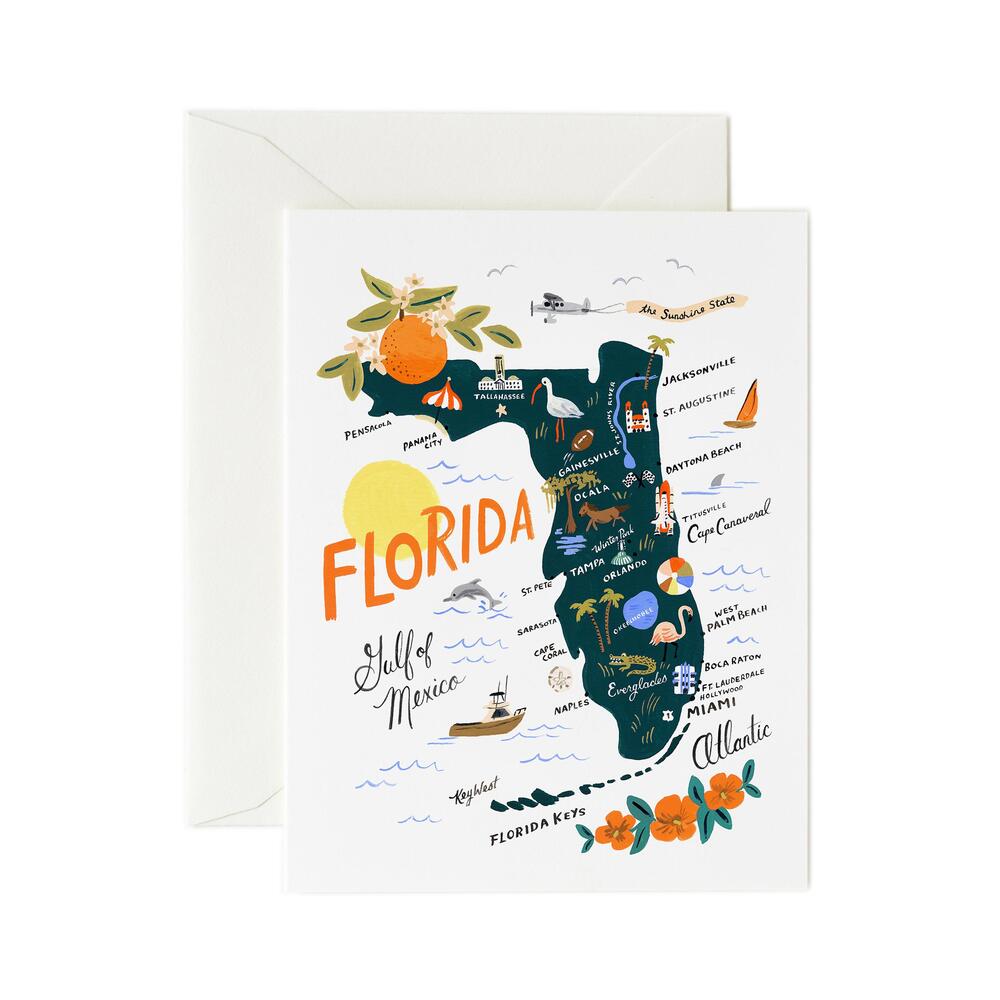 [Rifle Paper Co.] Florida Card 도시 카드