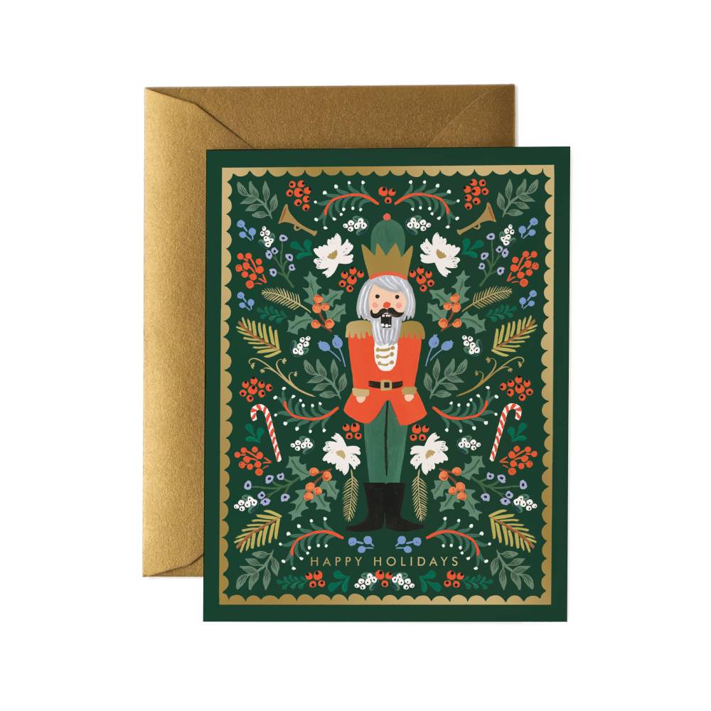 라이플페이퍼 Evergreen Nutcracker Card 크리스마스 카드