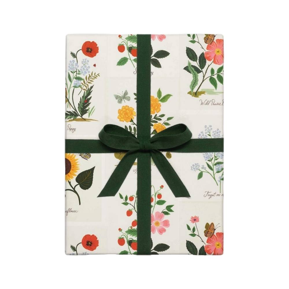 라이플페이퍼 Botanical Wrapping 3 Sheets 포장지